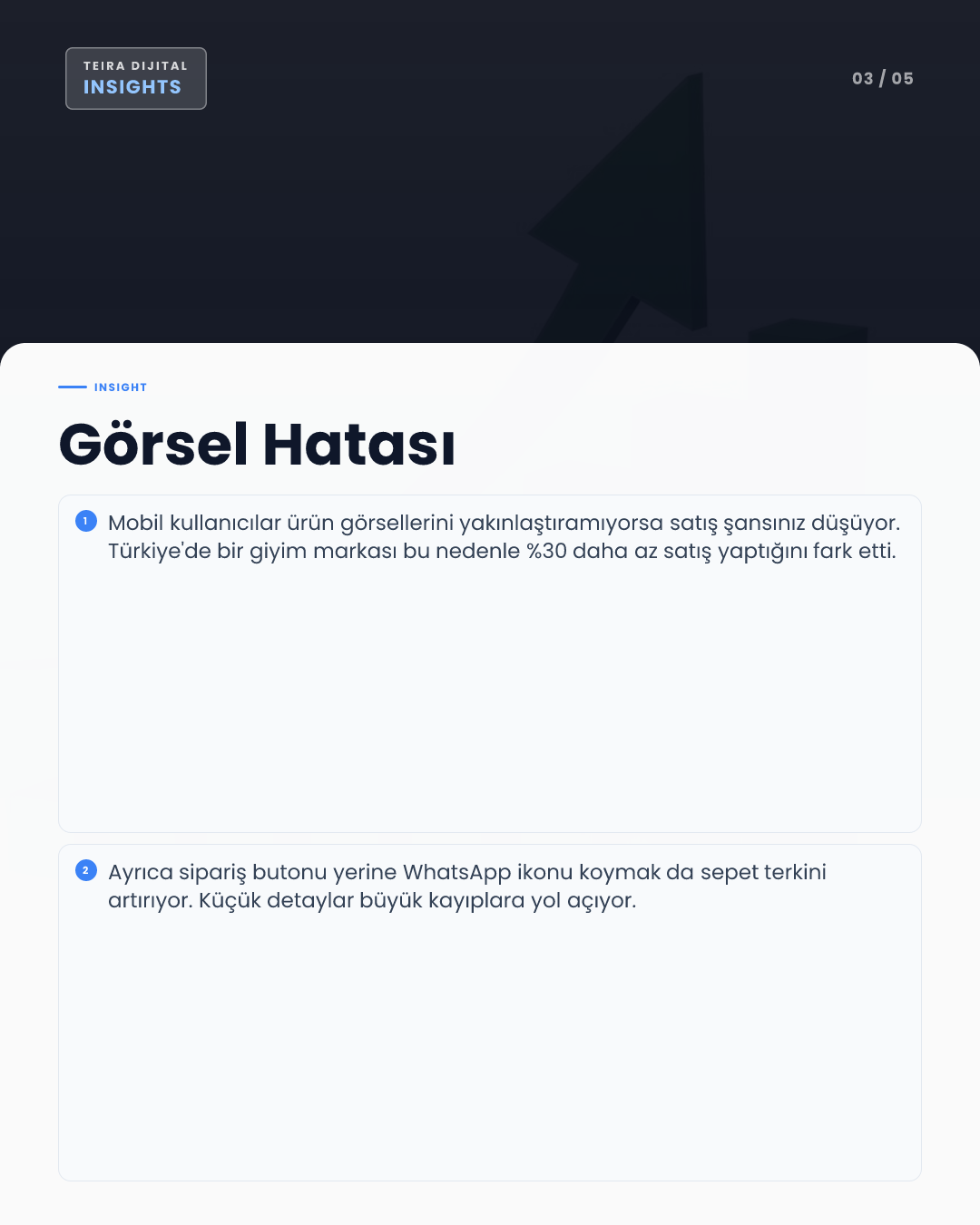 E-Ticaret Dönüşüm Oranını Düşüren 5 Web Tasarım Hatası - editoryal iç görsel 2