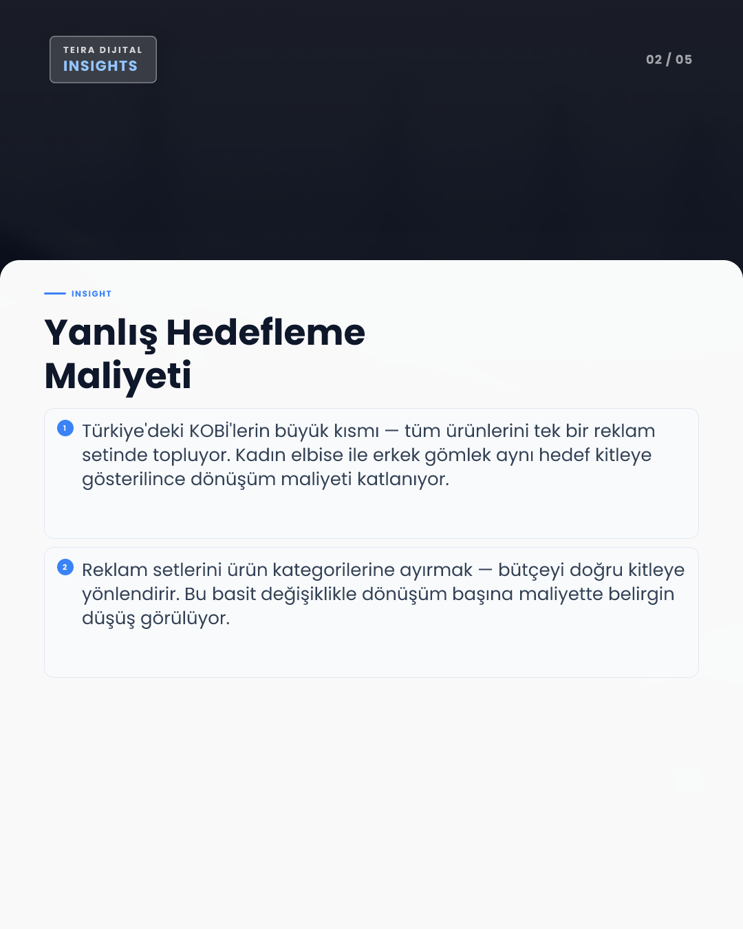 Meta Reklamlarında Dönüşüm Maliyetini Yarıya İndiren 5 Optimizasyon Taktiği - editoryal iç görsel 1