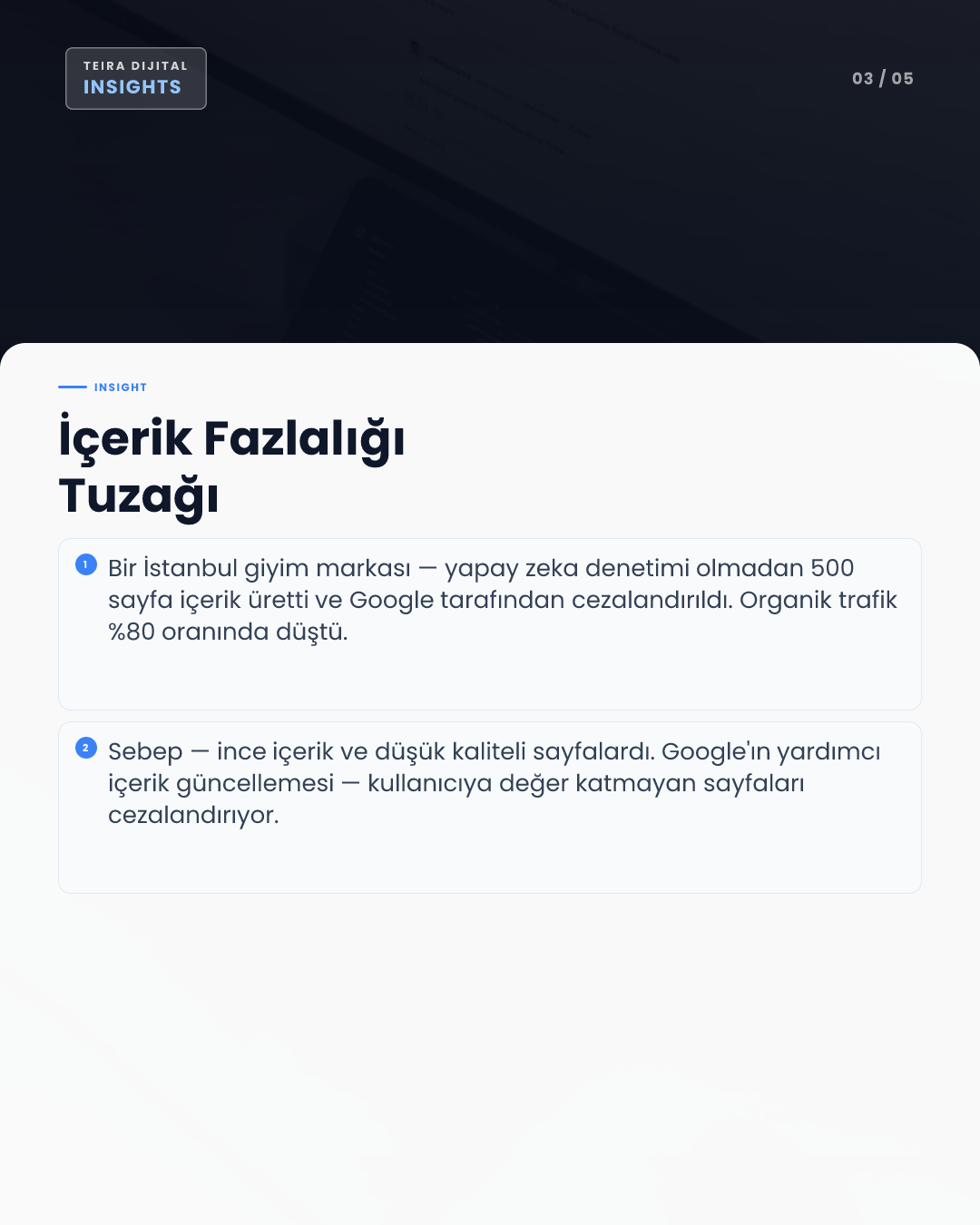 Yapay Zeka SEO Denetimi: Türkiye'de KOBİ'lerin Kaçırdığı 3 Kritik Adım - editoryal iç görsel 2
