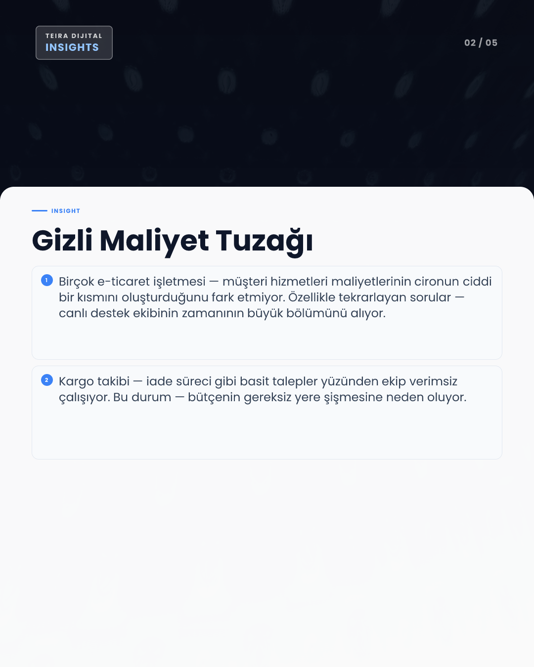 E-ticarette Yapay Zeka ile Müşteri Hizmetleri Maliyetini Düşürmenin 5 Yolu - editoryal iç görsel 1