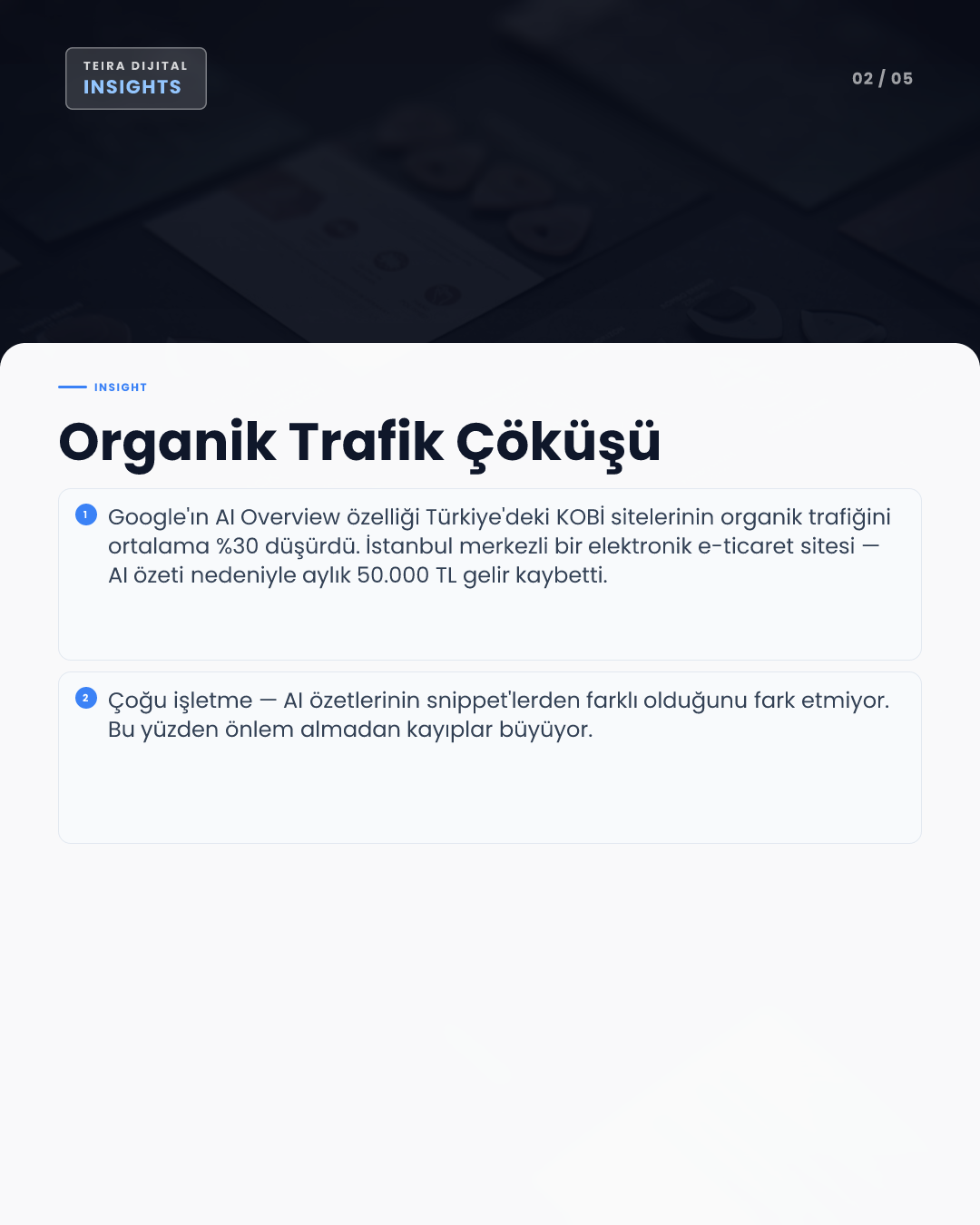 Google AI Overview SEO Etkisi: Sıralamanızı Korumanın 5 Yolu - editoryal iç görsel 1