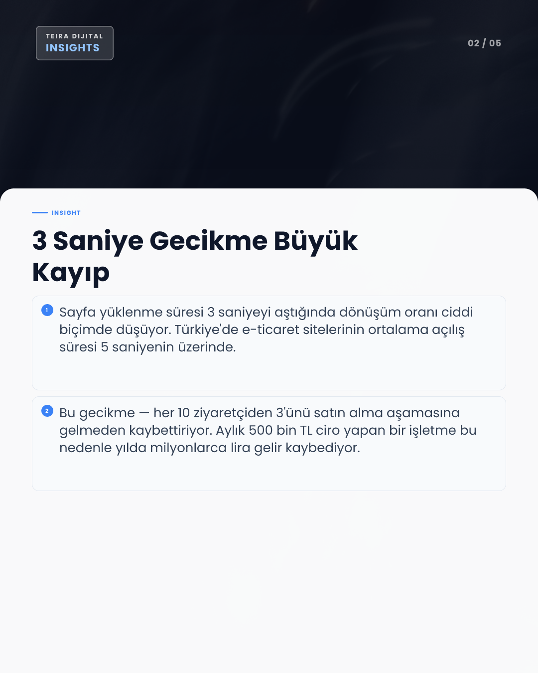 Sayfa Hızı Satışları Nasıl Vuruyor? 3 Saniye Gecikme 2 Milyon TL Kaybettiriyor - editoryal iç görsel 1