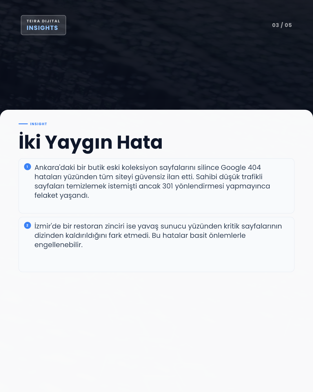Google Deindexing Alarmı: Sayfalarınız Dizinden Silinmeden Harekete Geçin - editoryal iç görsel 2