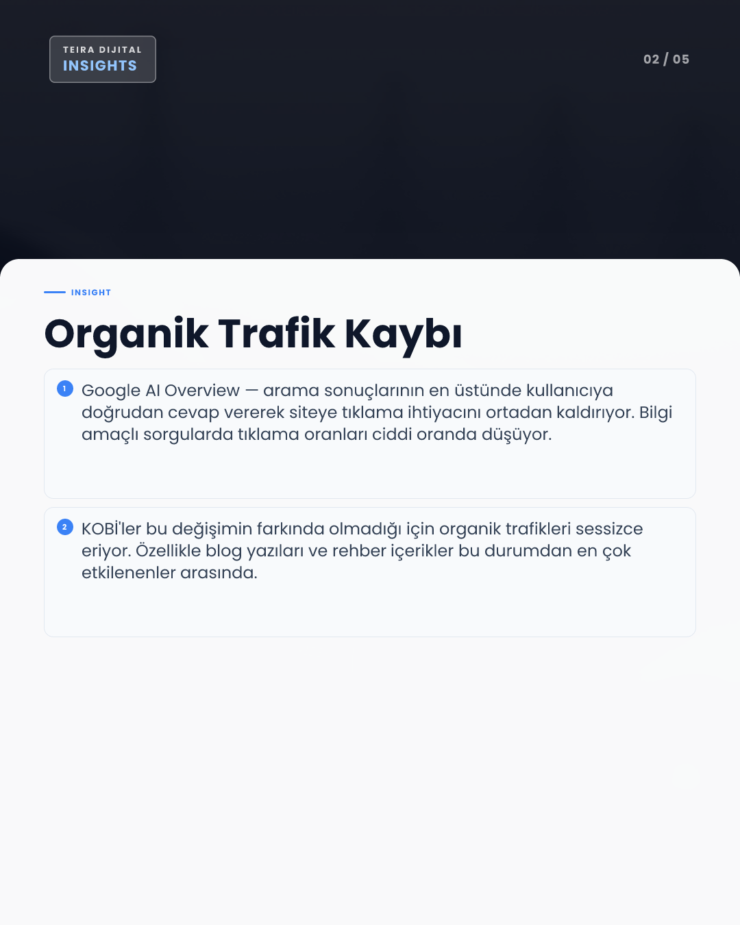 Google AI Overview SEO Etkisinden Korunma: KOBİ'ler İçin 2025 Stratejisi - editoryal iç görsel 1
