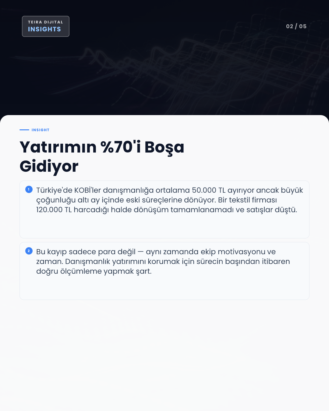 Danışmanlık Bütçeniz Neden Sonuç Getirmiyor? 5 Kritik Dijital Dönüşüm Hatası - editoryal iç görsel 1