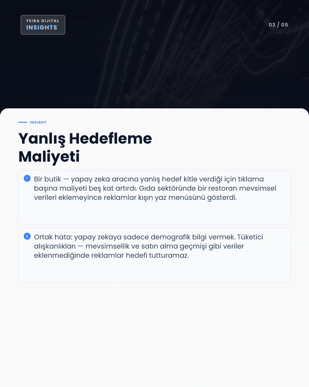 Yapay Zeka Reklamlarınız Neden Başarısız? 5 Kritik Hata ve Çözüm - editoryal iç görsel 2