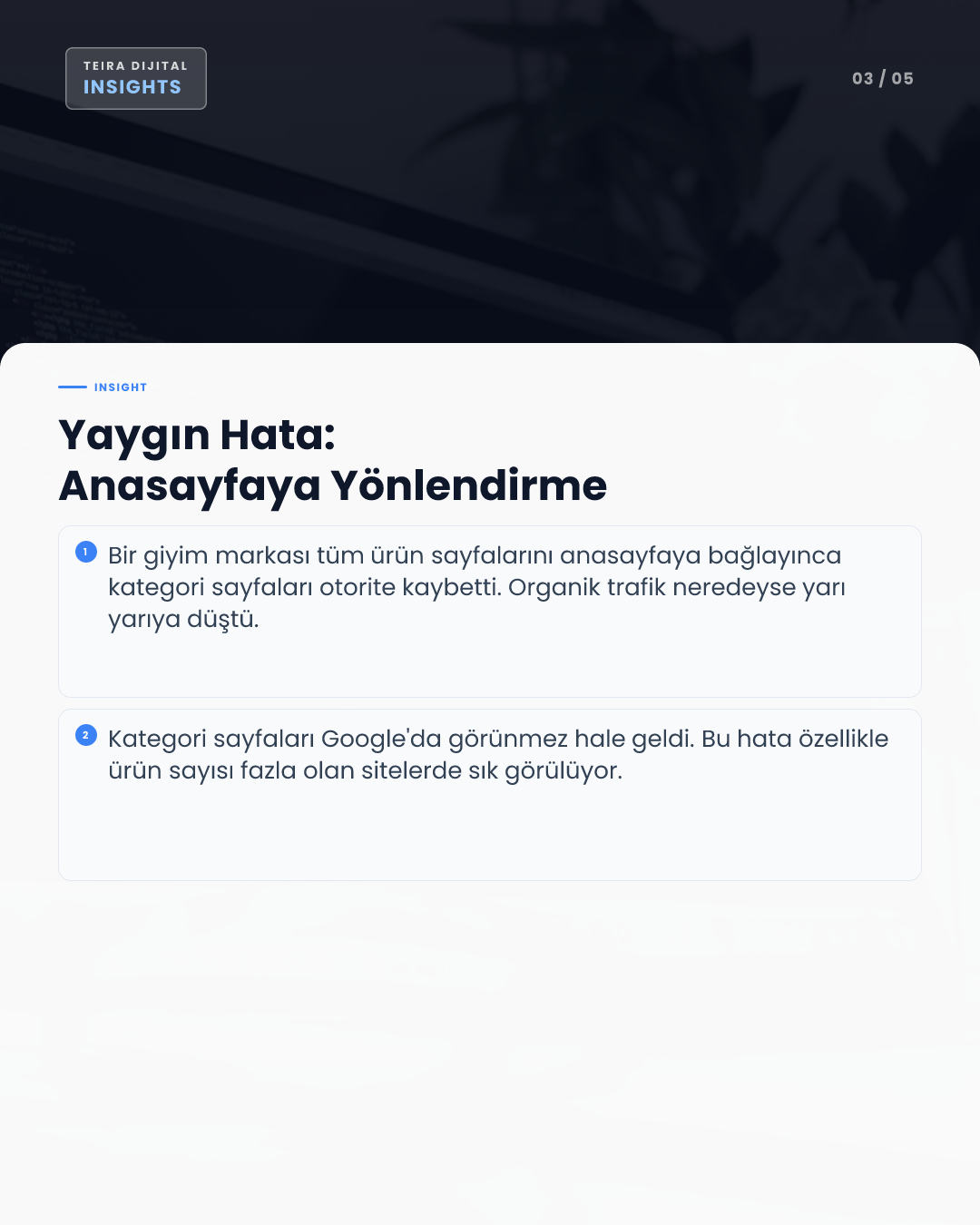 İç Bağlantı SEO Kaybı: E-Ticaret Sitelerinde Sessiz Düşüş ve Kurtarma Planı - editoryal iç görsel 2
