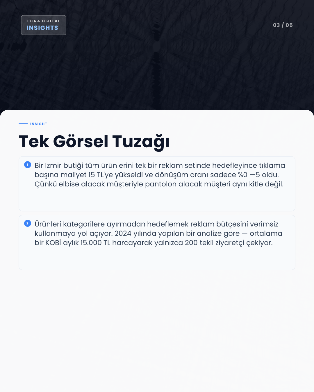 Sosyal Medya Reklamlarınız Neden Tıklanmıyor? 3 Optimizasyon Hatası ve Çözümü - editoryal iç görsel 2