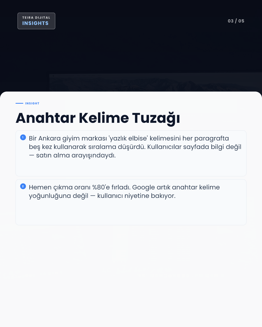 SEO Çalışması Neden Sonuç Vermez? AI Çağında 5 Kritik Hata - editoryal iç görsel 2