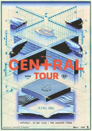 k*☆様 KING GNU CEN+RAL CENTRAL TOUR 2026 King Gnu CEN+RAL Tour 2026 in Bangkok! | BKK Pulse