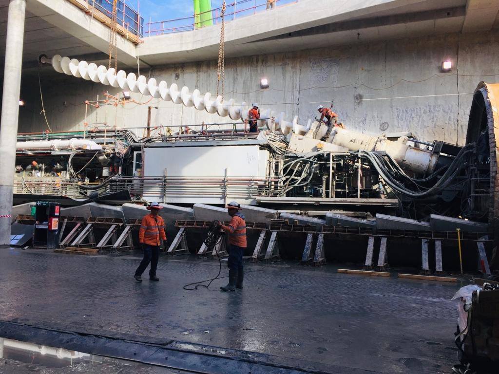 Perth's Forrestfield-Airport rail link tunnelling expected to finish in first half of 2020