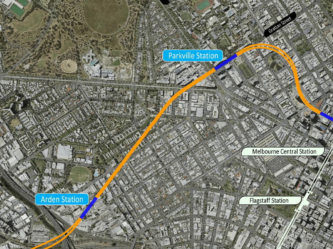Melbourne Metro: new indicative alignment maps published