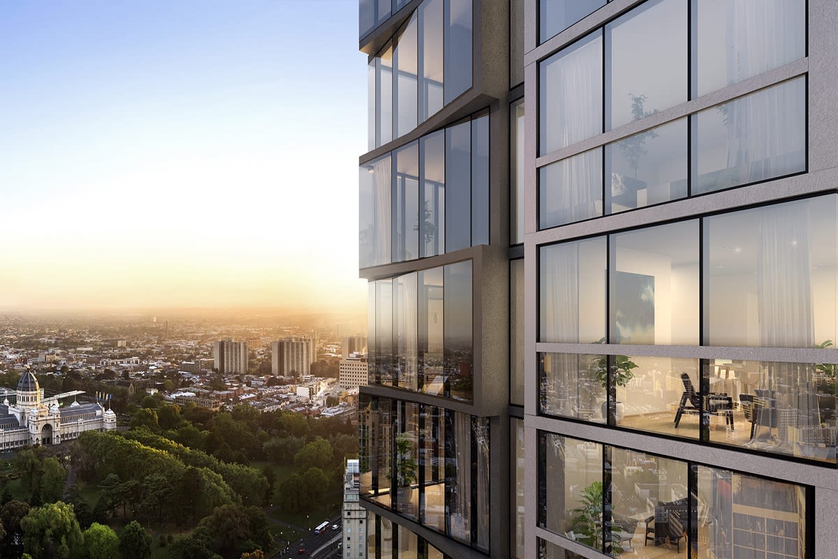 Rendering of The Peak exterior. Image by Plus Architecture.