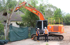 Demolition begins at Tilia by Poly in Lindfield