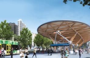 An overview of the projects in the vicinity of the new Anzac station