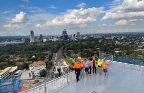 Deicorp top out Westmead project Highline