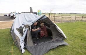 First home buyers camp overnight to secure affordable property in Geelong