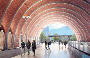 An overview of the projects in the vicinity of the new North Melbourne (Arden) station