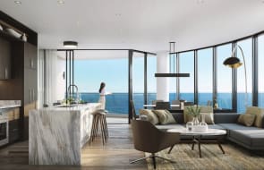 Inside Pearl, Main Beach apartments, designed to take in extensive views