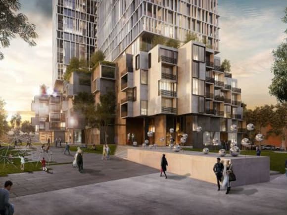 The unbuilt residential scheme for 2-4 Buckhurst Street. Image: JCB Architects Montague Community Park on track for Spring completion