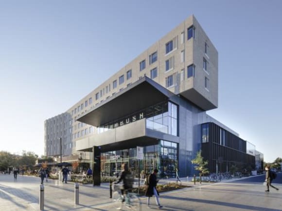Australian National University – Kambri precinct by photographer John Gollings Australia’s leading architects share what they are willing to fight for to achieve near net-zero by 2050