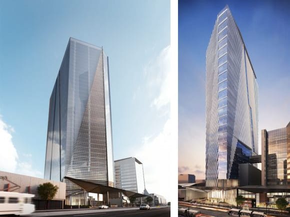 The new tower for Victoria Police will rise up to a height of 169 metres. Images: Cbus Property Top Cop Shop: 311 Spencer Street gains City of Melbourne support