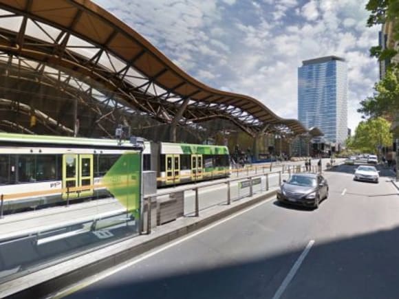 View along Spencer Street towards the proposed office tower. Image: Cbus Property Top Cop Shop: 311 Spencer Street gains City of Melbourne support