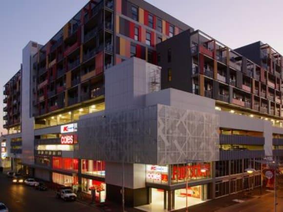 The revamped Footscray Plaza. Image: Hacer Banco pushes further into Footscray