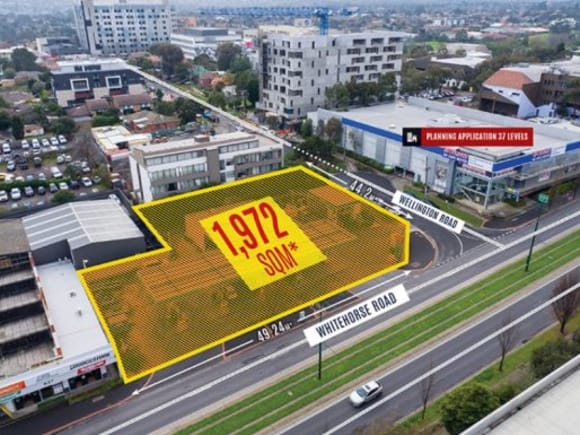 843 Whitehorse Road, Box Hill is up for grabs. Image: Savills One Box Hill behemoth arrives whilst another beckons