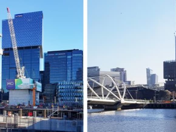 Melbourne Quarter and Collins Square. Docklands Places and Spaces, part four: Batmans Hill and Stadium