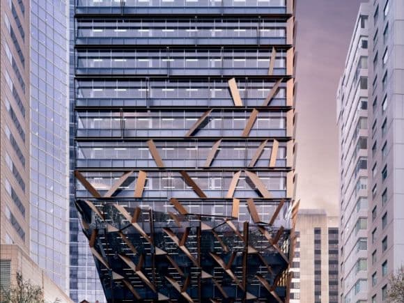 271 Spring Street Hero Perspective. Image: John Wardle Architects Probuild and ISPT Break Ground on Australian Unity's new Spring Street HQ
