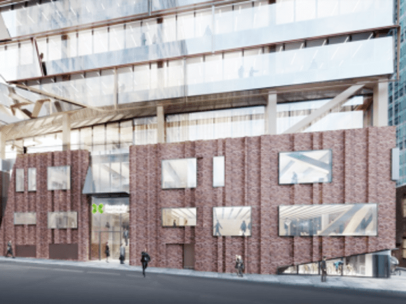 271 Spring Street, view of streetscape. Image: John Wardle Architects Probuild and ISPT Break Ground on Australian Unity's new Spring Street HQ