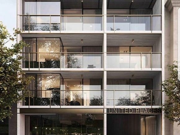 Domain Road's new addition is nearing completion. Image: Stab studio United Places announces itself as Melbourne's latest hotel