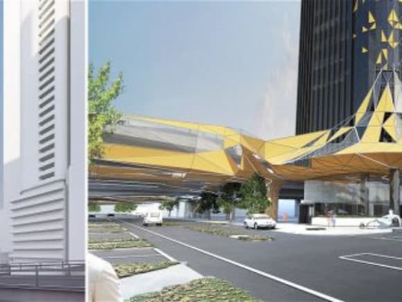 An earlier version of 48 Moray Street with significantly more street level flair. Image: Peddlr Thorp The 'Unconquered Sun' of Southbank goes up for sale