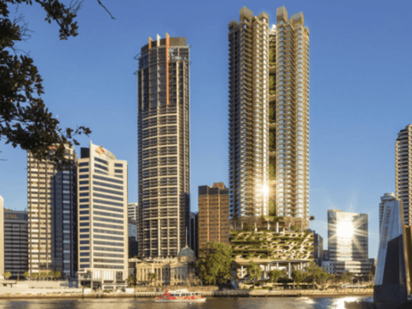 443 Queen Street. Credit: Cbus Property NEW PHOTOS: Latest construction update of 7 QLD projects