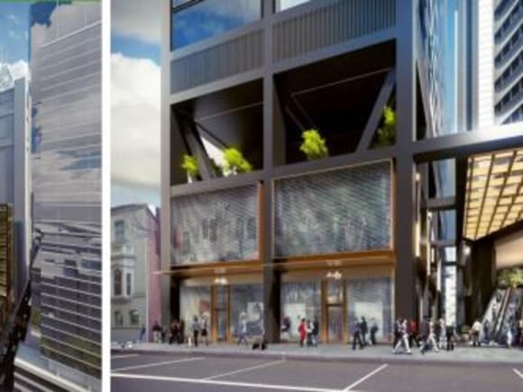 72-82 Collins Street. Images courtesy of Woods Bagot Office towers to the fore