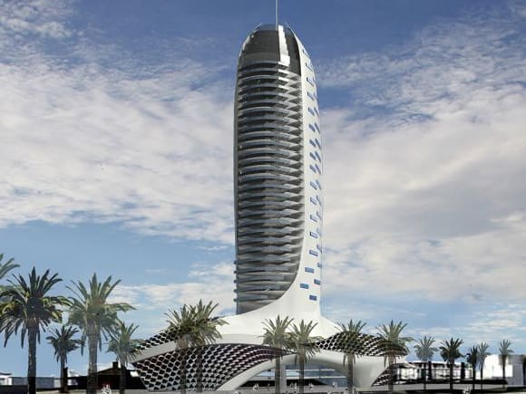 Image © Burton & Carter Gateway meets gateway meets gateway in Port Melbourne