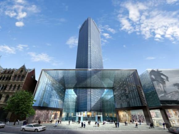 F2 Architecture vision for Rialto with open space maintained. Image © F2 Architecture Rialtooooohh boy! Is this 525 Collins Street's redevelopment unveiled?