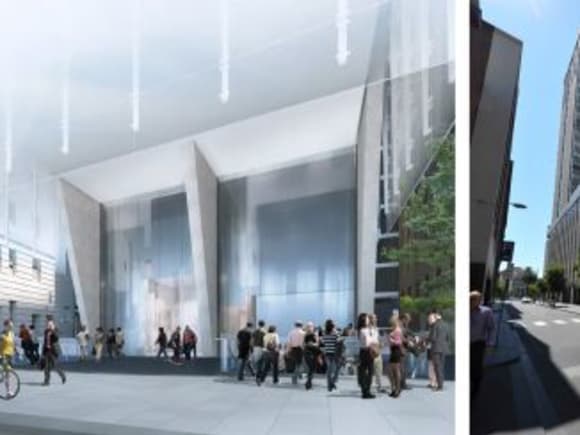 Proposed street level conditions. © DCM 85 Spring Street and the East Enders