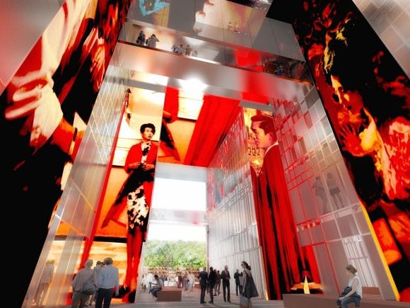 Digital Art Arcade. Image courtesy Stirling Global Très Bien! Atelier Jean Nouvel/Architectus and Sterling Global on 383 La Trobe Street (part one)