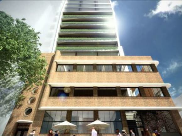 A'Beckett Street frontage. Image courtesy of The Buchan Group AZX Group initiate A'Beckett Residences: 183-189 A'Beckett Street, Melbourne