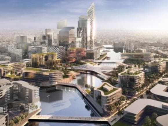 Conceptual render of Australian Education City- from Herald Sun/AEC Rail will be the enabler of the polycentric city aspirations of Melbourne's West