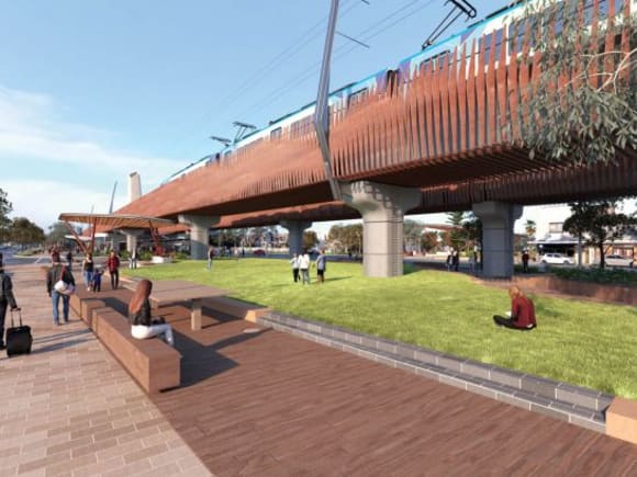 Station Street in Carrum will be grade separated - image: Level Crossing Removal Authority Two tiers of service on the Frankston is a nice to have, not a necessity