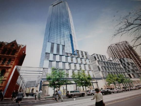 The proposed 525 Collins Street upgrade. Image © Equiset Rialtooooohh boy! Is this 525 Collins Street's redevelopment unveiled?