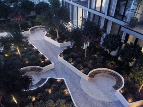 Penny Lane resident garden. Credit: ClarkeHopkinsClarke ClarkeHopkinsClarke’s Robert Goodliffe and Toby Lauchlan discuss Penny Lane, future-proofed building design and share due diligence tips for buyers