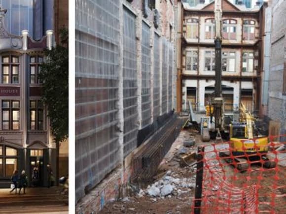 Collins House construction progress. Photo: redden Apartments galore set to breathe new life into the western CBD