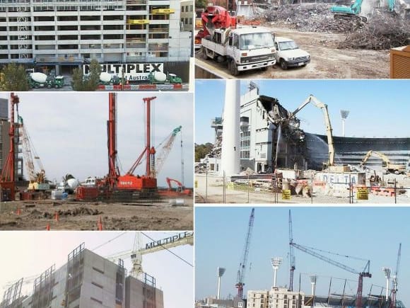 Construction images of 2004 Melbourne under construction > April 2004