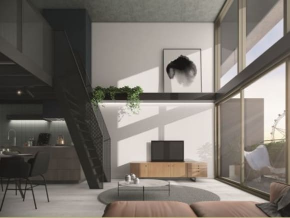 Elm & Stone's 'Brooklyn' loft apartment. Image courtesy MAB Elm & Stone plus what lies ahead for MAB at NewQuay