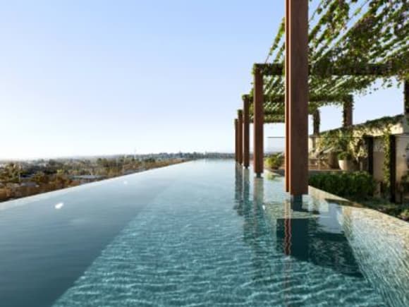 The 20m infinity pool as part of Pace of Abbotsford. Image: Pace Development Group Q+A with Pace's new development manager Georgia Willis