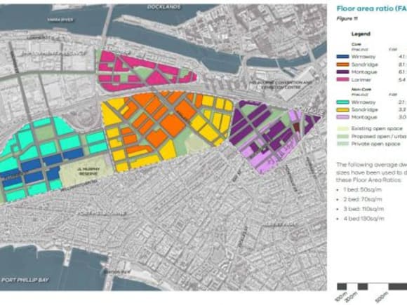 Proposed floor area ratio (FAR) controls in Fishermans Bend Fishermans Bend draft framework released, uplift controls to drive affordable housing